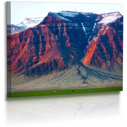 Naturbilder - Landschaft - Island - Bild - Schnee - Felsen - Licht - Strahlen - Berge