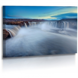 Naturbilder - Landschaft - Island - Bild - Wasserfall -...