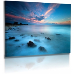 Naturbilder - Landschaft - Kroatien - Bild - Steine - Meer - Strand Poster 30 cm  x  20 cm