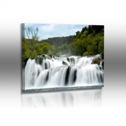 Naturbilder - Landschaft - Kroatien - Bild - Wasserfall Krka Acrylglas 45 cm  x  30 cm