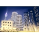 Architekturfotografie - Bilder - Dsseldorf - Stadt - Gehry Bauten Leinwand 90 cm  x  60 cm