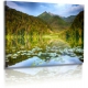 Naturbilder - Landschaft - Bild - Berge - See - Wald - Bume - Seerosen