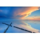 Naturbilder - Landschaft - Bild - Buhnen - Wasser - Wolken - Sonnenuntergang