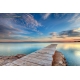 Naturbilder - Landschaft - Bild - Kroatien - Meer - Strand - Steg - Sonnenuntergang
