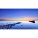 Naturbilder - Landschaft - Bild - Steine - Chiemsee - Sonnenuntergang - Wasser