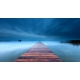 Naturbilder - Landschaft - Bild - Wolken - Chiemsee - Strand - Steg - Wasser