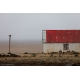 Naturbilder - Landschaft - Island - Bild - Nebel - Skulptur - Haus