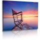 Naturbilder - Landschaft - Kroatien - Bild - Stuhl - Meer - Steg - Sonnenuntergang
