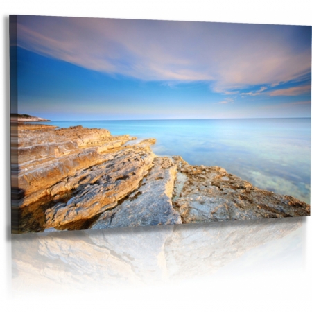 Naturbilder - Landschaft - Bild - Kroatien - Felsen - Meer - Strand - Wolken