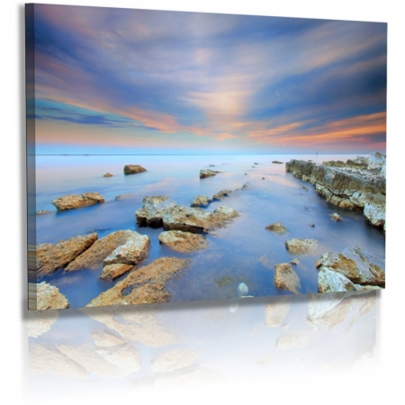 Naturbilder - Landschaft - Bild - Kroatien - Meer - Steine - Felsen - Wolken