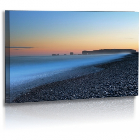 Naturbilder - Landschaft - Island - Bild - Steine - Felsen - Meer - Berge - Strand - Sonnenaufgang