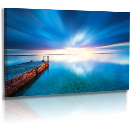 Naturbilder - Landschaft - Kroatien - Bild - Sonnenuntergang - Meer - Pag